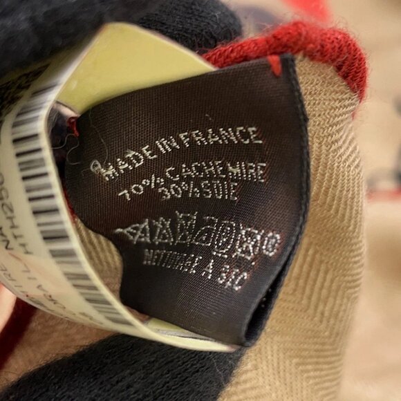 HERMES Carre Jean Paddock Size 140 Cashmere70%/Silk30% Beige/Corail/Natural - Picture 4 of 5